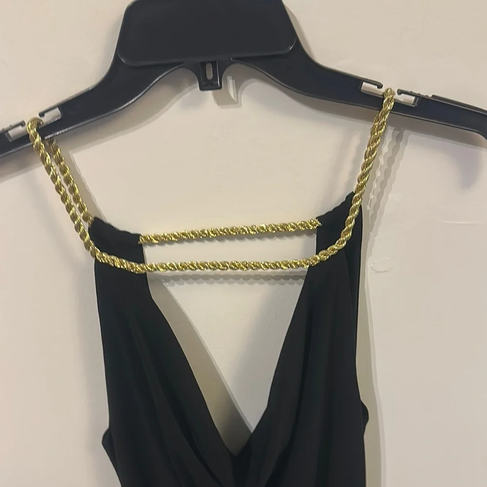 Marciano Black Cowl Neck Sheath Dress - Picture 2 of 4